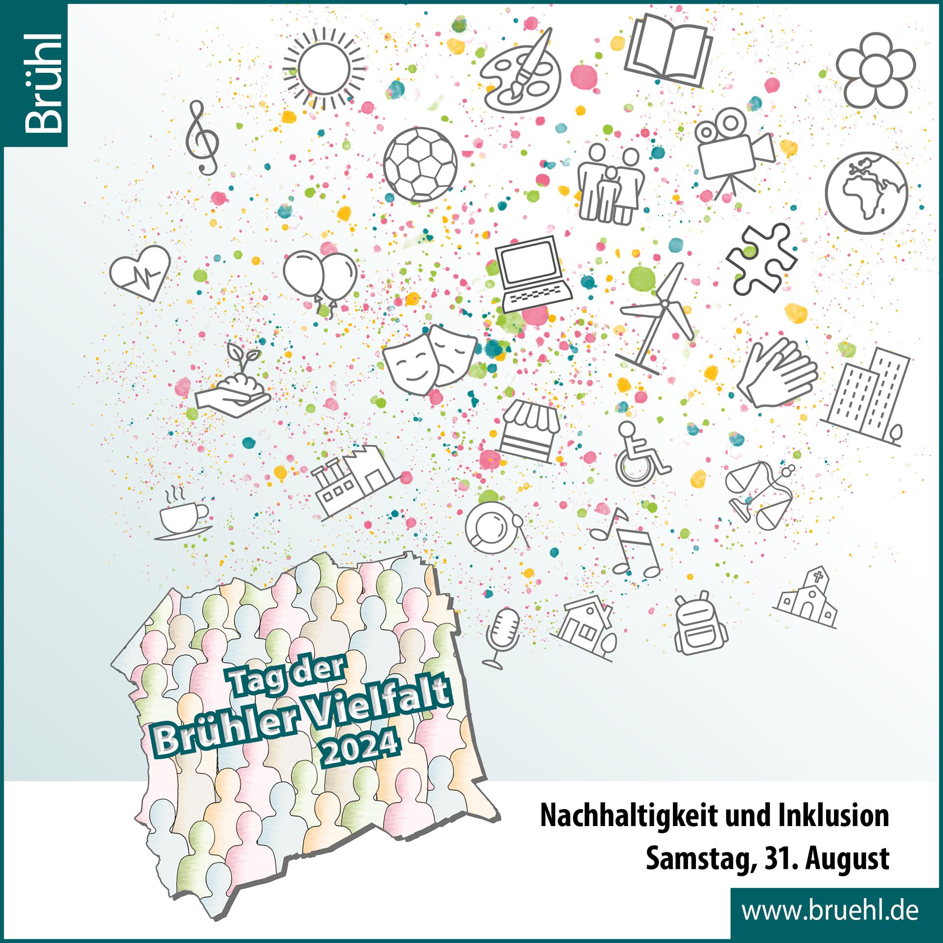 Logo Tag der Brühler Vielfalt 2024