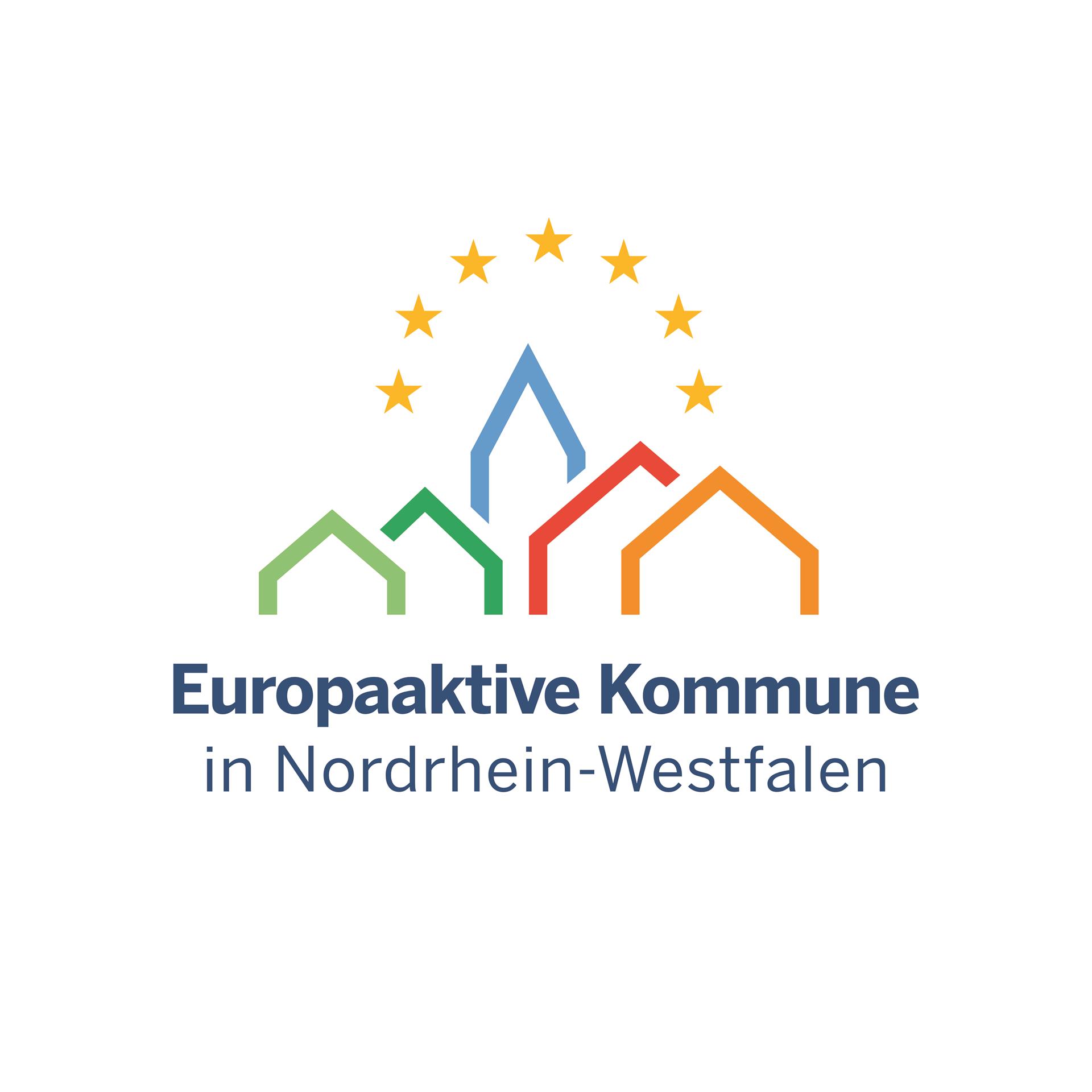 Logo Europaaktive Kommune in Nordrhein-Westfalen