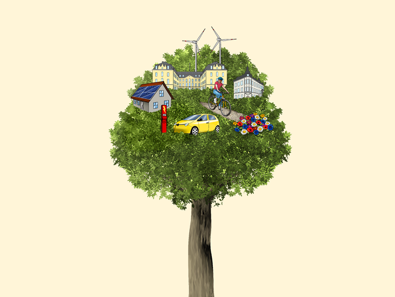 Symbolbild: Klimaschutzbaum