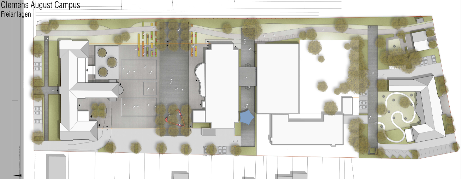 Vorentwurfsplanung Freianlagen Clemens August-Forum (Smeets Landschaftsarchitekten) 