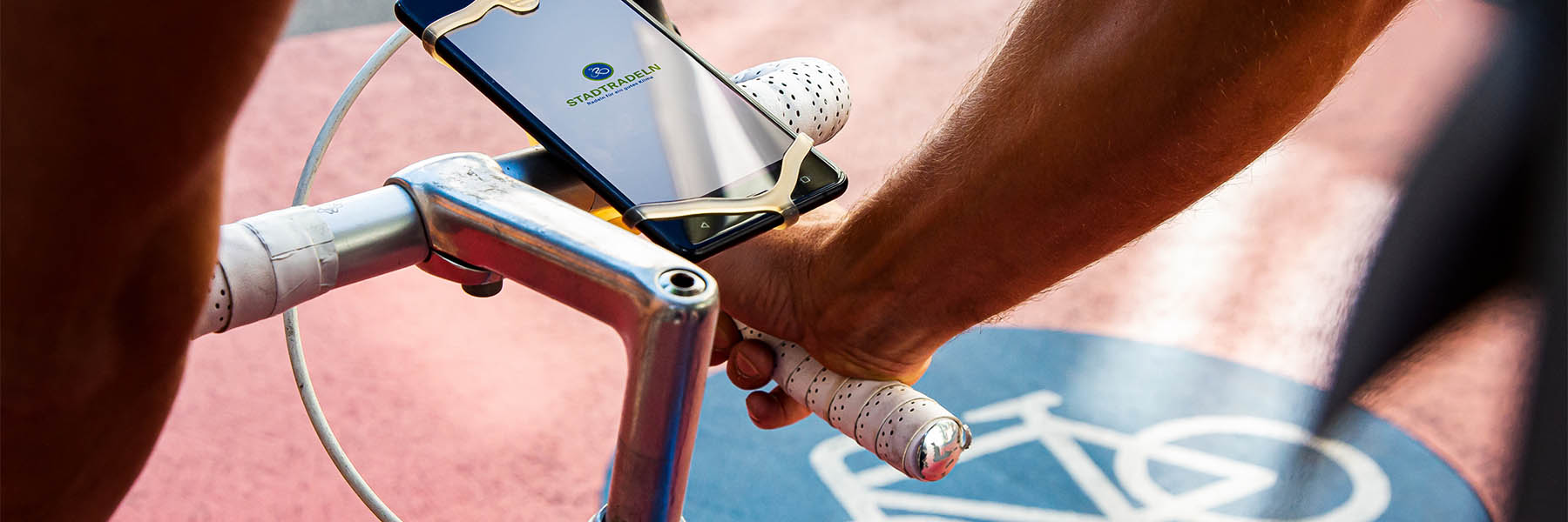 Fahrrad mit Stadtradeln-App