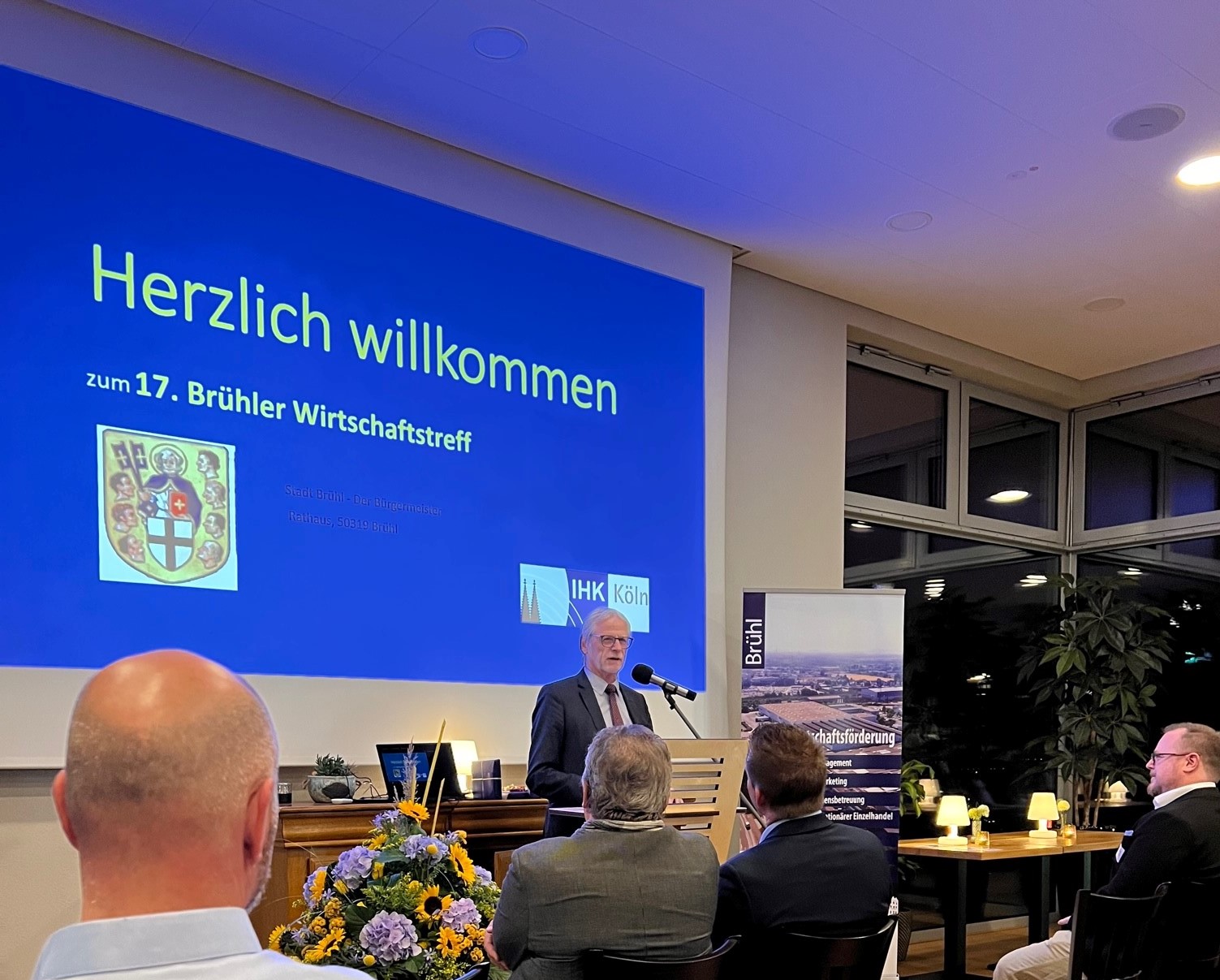 Begrüßung Bürgermeister Dieter Freytag Wirtschaftstreff 2022